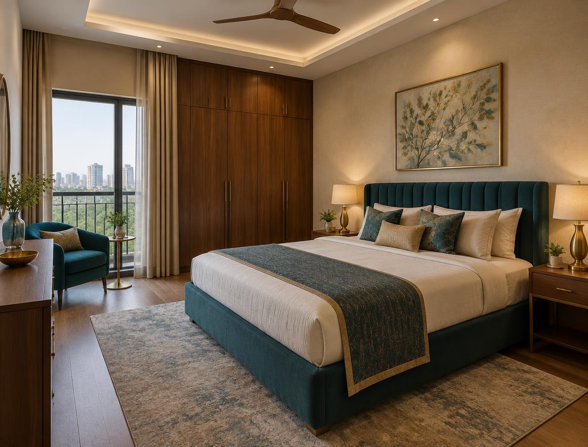 Modern luxe master bedroom design inspiration